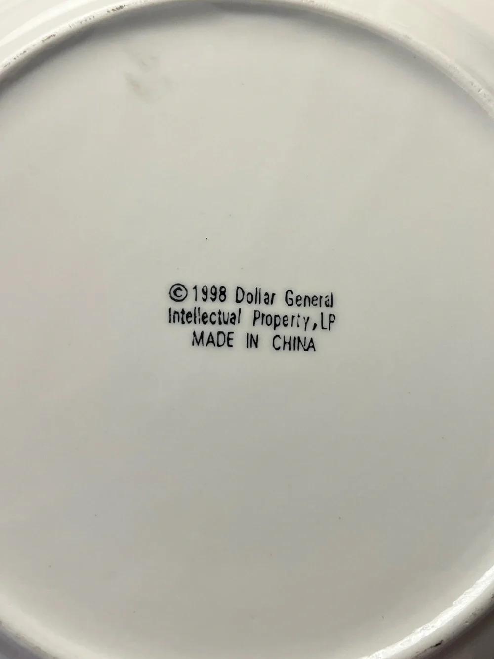 Vintage 1998 Dollar General Magnolia Floral Dinner Plates Set of 3 10”